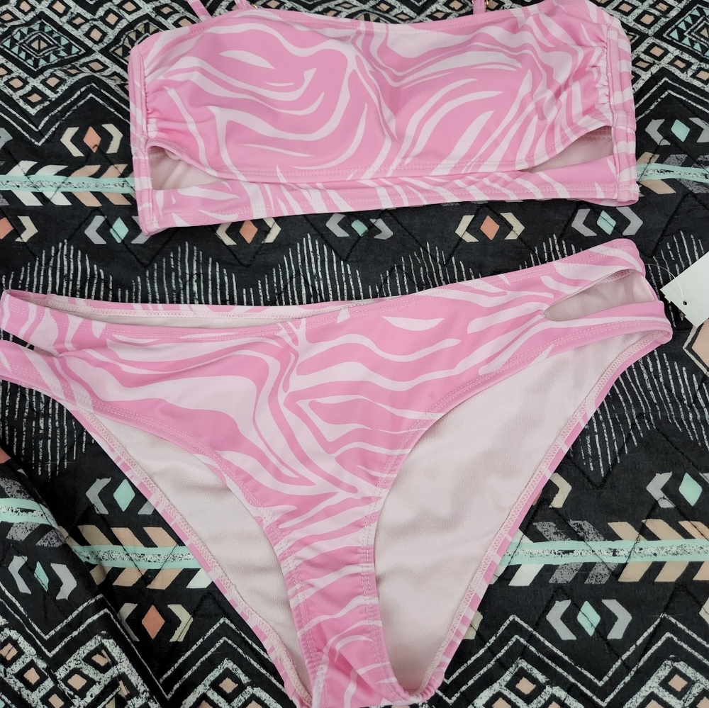 Pink two piece